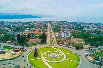 Vue aérienne de la Ville de Goma-Kivumorningpost