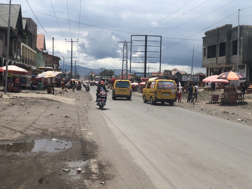Dans les rues de Goma au Quartier Ndosho-Kivumorningpost