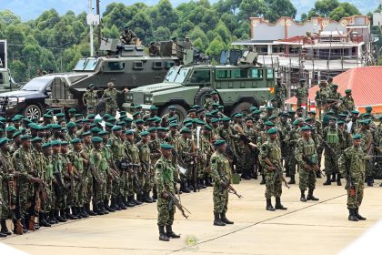 Les forces de l'EAC au Nord-Kivu