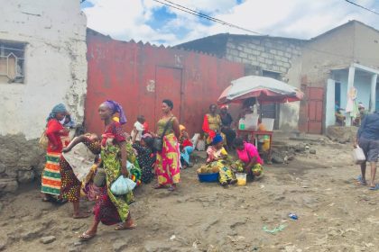 Les femmes exerçant le petit commerce dans la ville de Goma
