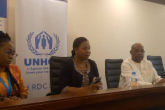 Une conférence de presse animée par la représentante du HCR en RDC