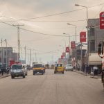Route Goma ménant vers Sake en Ville de Goma