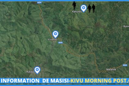 Google map qui motre -masisi-rubaya,bihabwe et kahunda_kivumorningpost