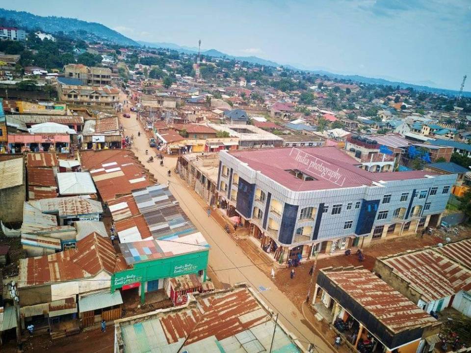 Vue de la ville de BENI au Nord-Kivu