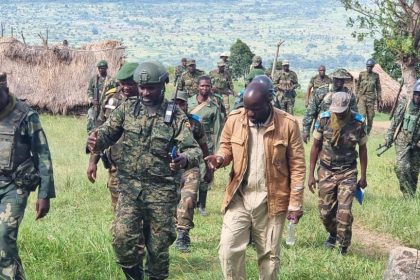 L'opération conjointe FARDC-UPDF près de KARURUMA dans le Sud-Est du territoire de Beni.