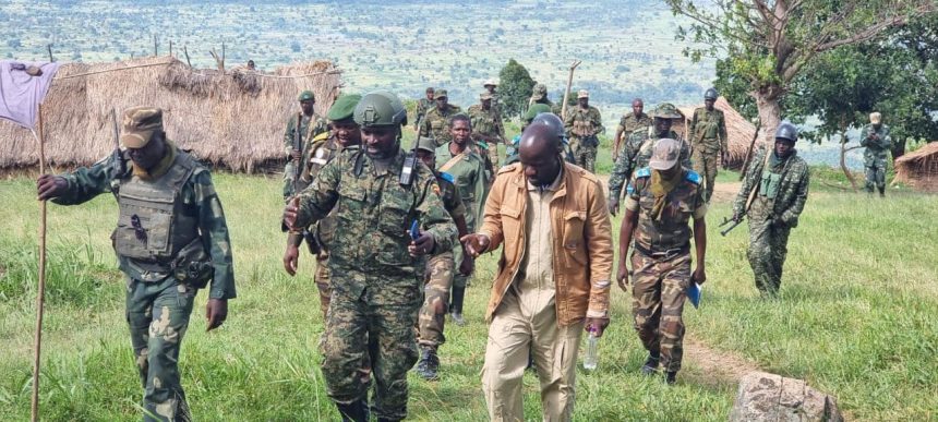 L'opération conjointe FARDC-UPDF près de KARURUMA dans le Sud-Est du territoire de Beni.