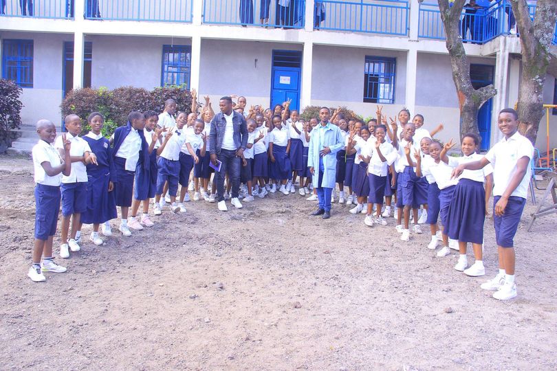 Les élèves à l'examen national de fin d'études primaires