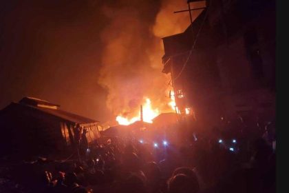 Un incendie s'est déclaré la nuit de mardi au mercredi 19juillet à Lugushwa dans le territoire de Mwanga
