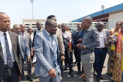 Le ministre de l'ESU Muhindo Nzangi Butondo arrive à Goma