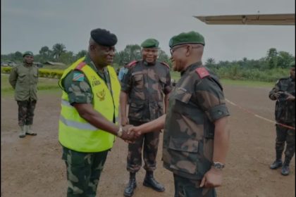Le lieutenant général Ndima Kongba Constant, gouverneur militaire de la province du Nord-Kivu est arrivé en ville de Beni