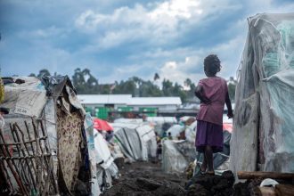Dans un camp des déplacées de guerre au Nord-Kivu