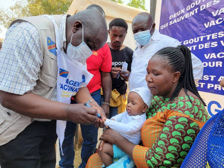Démarrage de la campagne de la vaccination contre la poliomyélite au Sud-Kivu