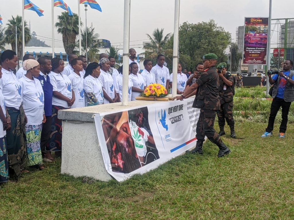 Le gouverneur du Nord-Kivu et plusieurs autres autorités en province ont célébré la journée nationale d'hommage aux victimes du génocide des gains économiques GENOCOST dans l'est du pays