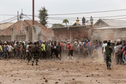 Photo illustrative d'une manifestation contre la MONUSCO a Goma