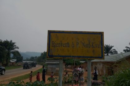 Vue de l'entrée nord de la province du Nord Kivu à la limite avec l'Ituri.