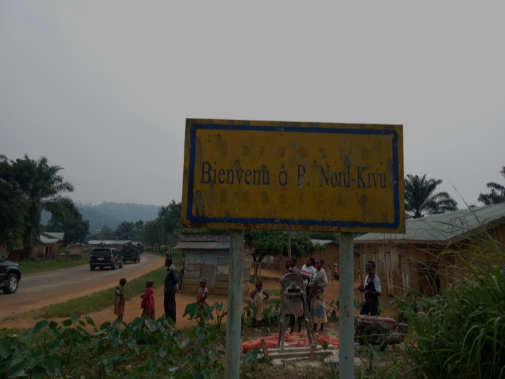 Vue de l'entrée nord de la province du Nord Kivu à la limite avec l'Ituri.