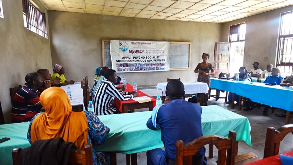 Un atelier pour évaluer le projet d'appui psychosocial et plaidoyer pour les survivantes de violences sexuelles dans l'Est de la RDC 