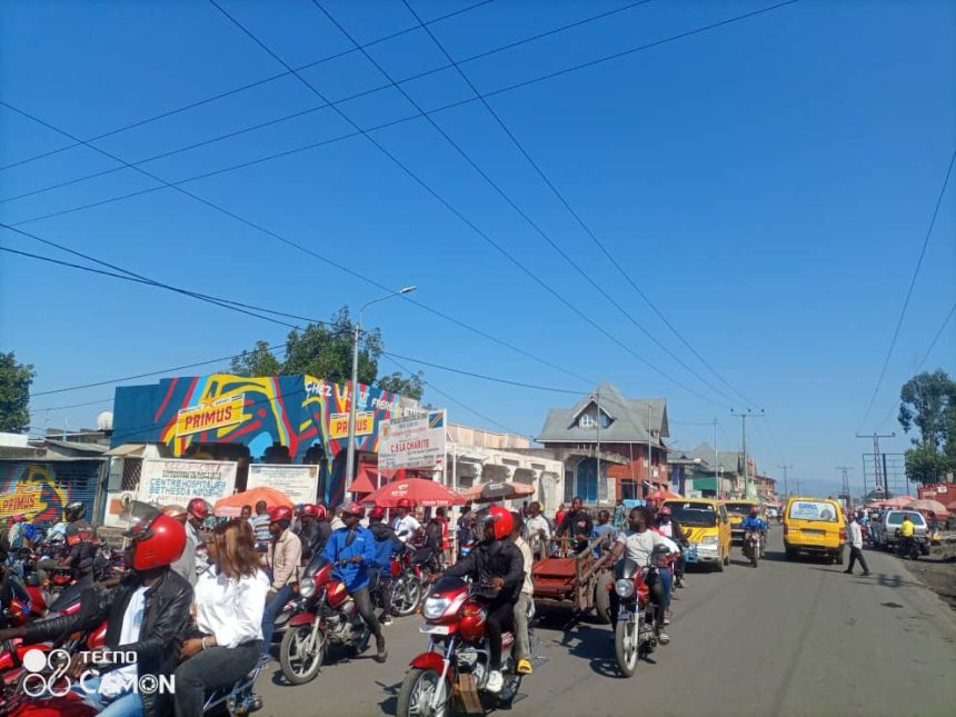 La ville de Goma, chef-lieu de la province du Nord-Kivu, s'est réveillée dans un calme apparent