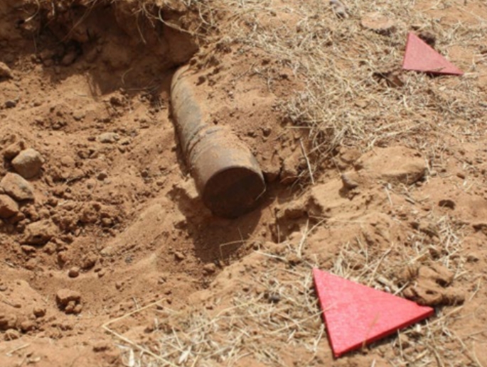 Photo d'illustration : un engin explosif découvert en secteur de Ruwenzori