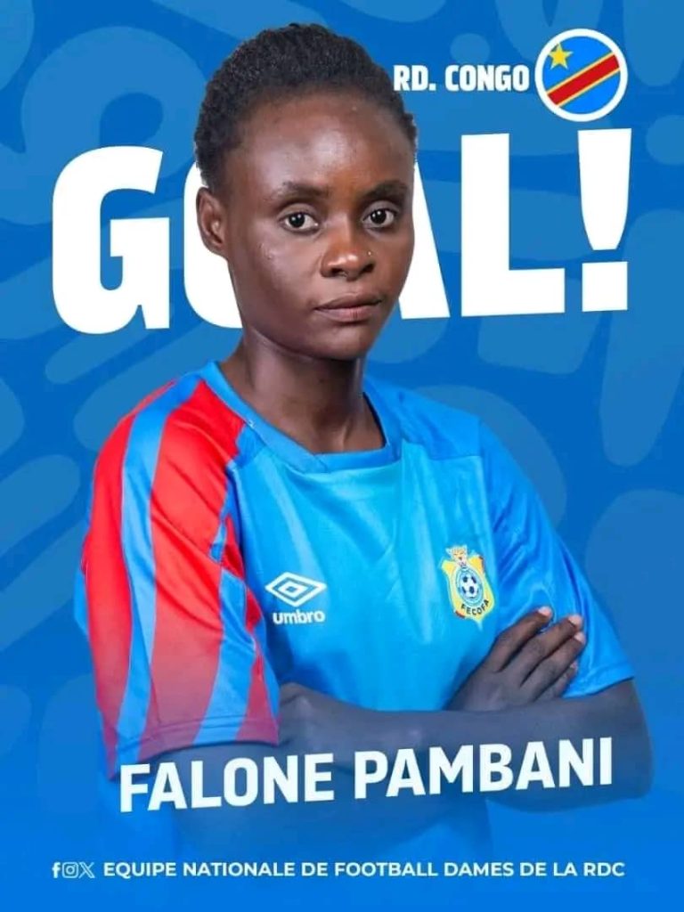 La Joueuse Falonne Pambani a lancé la première mèche pour mettre a l'abri les dames de la RDC 