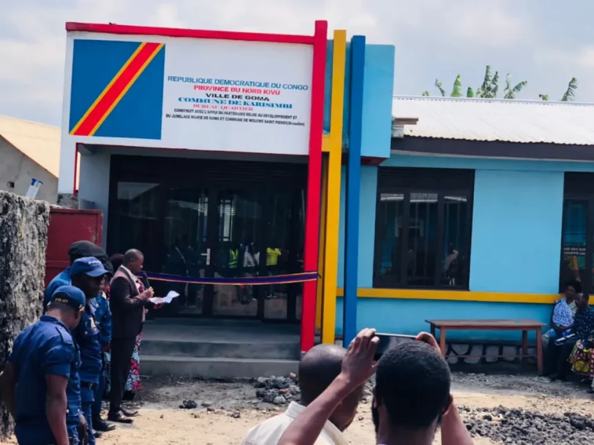 Bureau de la commune de Karisimbi dans la ville de Goma