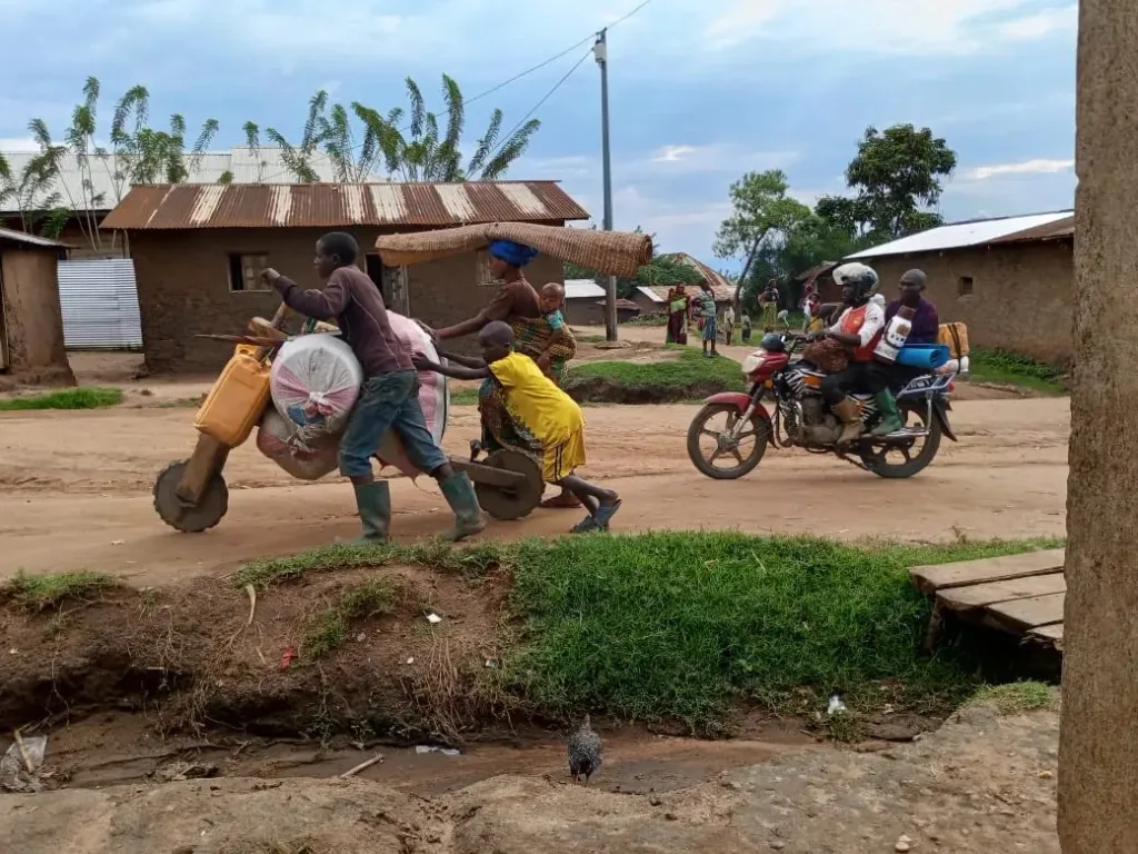Photo d'illustration : Les populations civiles de Nyongera quittent Nyongera