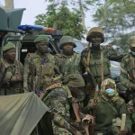 Photo d'illusration : Les militaires FARDC et les troupes UPDF de l'Ouganda dans la ville de Goma