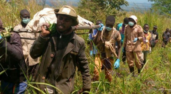 Photo d'illustration de tiers : un corps retrouvé dans le secteur de Ruwenzori, après l'attaque ADF