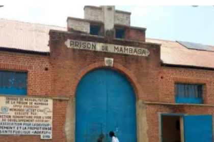 Photo de tiers: vue de la prison centrale de Mambasa