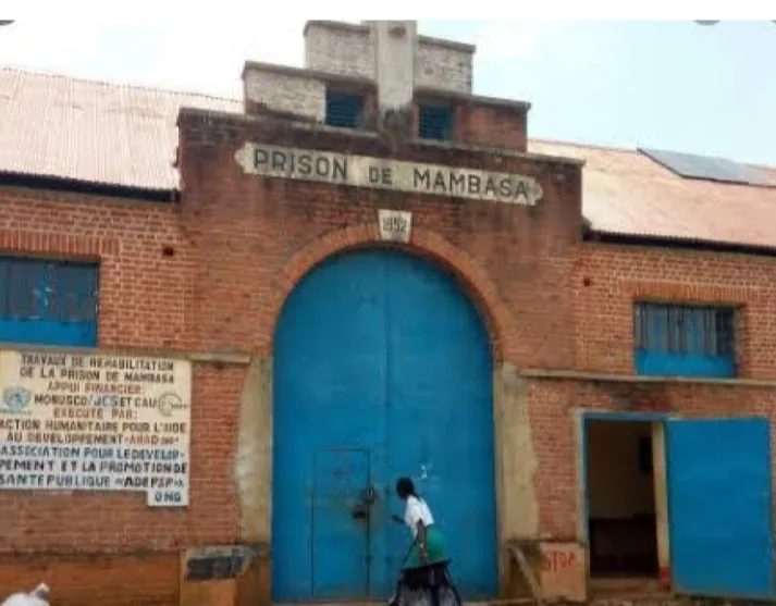 Photo de tiers: vue de la prison centrale de Mambasa