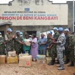 Des médicaments remis aux locataires de la maison carcérale de Beni, don des équipes médicales de la force de la MONUSCO