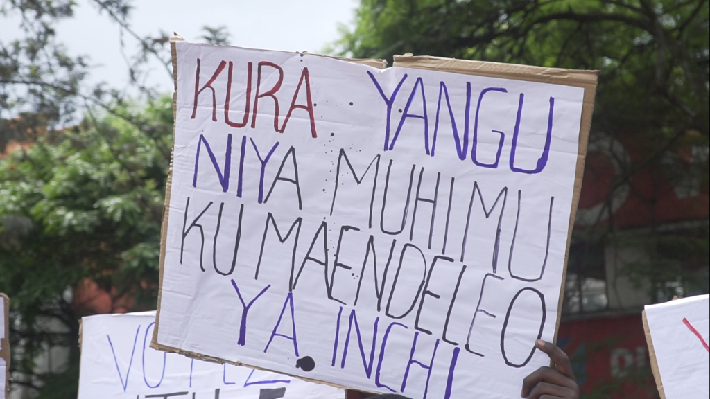 Lancement de la campagne dénommée « KURA YANGU AIKO YA BEYI, TUCHAGUWE VIZURI » par la coalition des jeunes activistes de Goma 