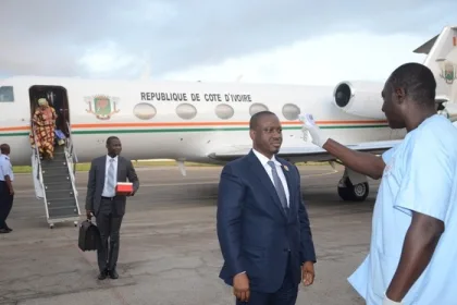 L’Ancien premier ministre et ancien président de l’assemblée nationale de la Côte d’Ivoire a regagné l’Afrique