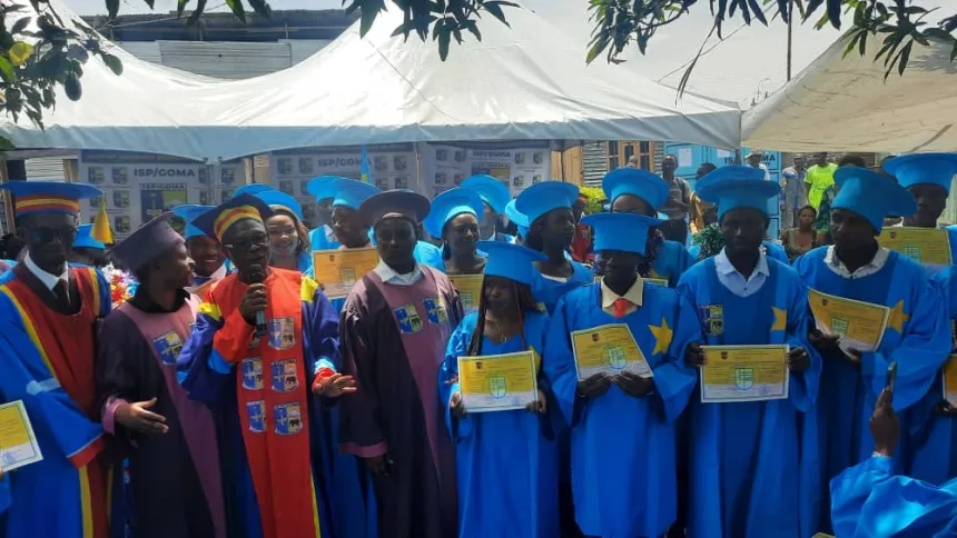 Au moins une soixante d'étudiants de l'Institut Supérieur Pédagogique de Goma/ISP Goma collés