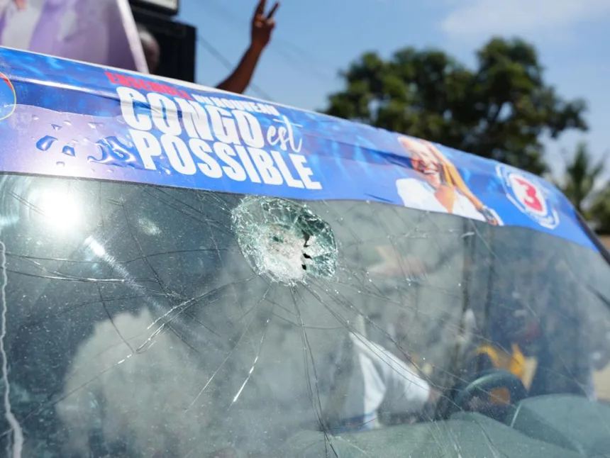 Une attaque contre le cortège du candidat Président de la République numéro 3, Moïse Katumbi Chapwe a Kindu
