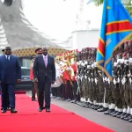 Le président kényan William Ruto achève sa mission officielle à Kinshasa. Ce lundi 21 novembre au matin, il a été reçu par son homologue congolais, Félix Tshisekedi.