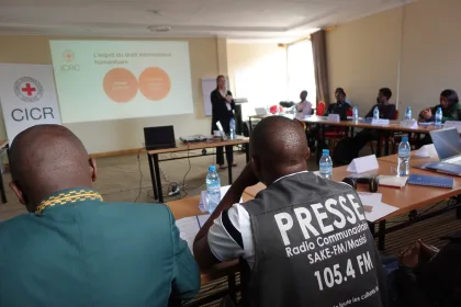 Les journalistes de Goma en pleine formation [Photo d'illustration]