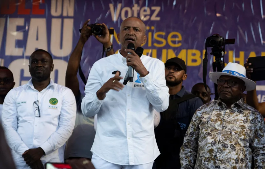 Moïse KATUMBI candidat à la présidentielle de décembre prochain est arrivé dans la ville de Goma