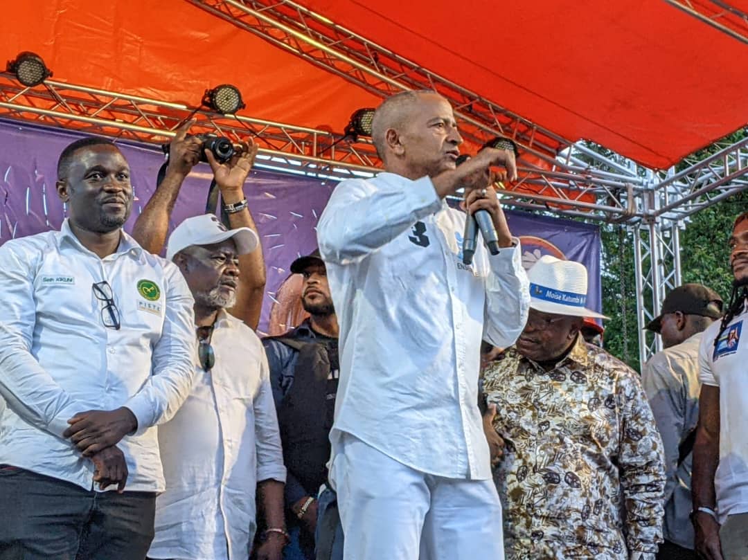 Moïse KATUMBI candidat à la présidentielle de décembre prochain est arrivé dans la ville de Goma