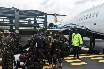 La population de la ville de Goma a exprimé sa joie après le départ de plus de cent militaires Kényans de l’EAC