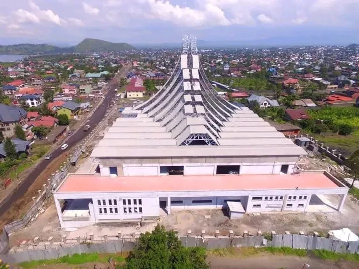 Photo d'illustration : Nouvelle Cathédrale en Construction dans la ville de Goma