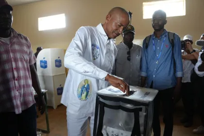 Le candidat président Moïse Katumbi a revendiqué la victoire à l'heure même de voter dans la matinée à l'élection présidentielle