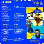 liste des léopards retenus pour la phase finale de la coupe d'Afrique des nations côte d'Ivoire 2023.