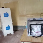 Photo d'illustration : Dans un bureau de vote a l'Institut Zanner dans la ville de Goma