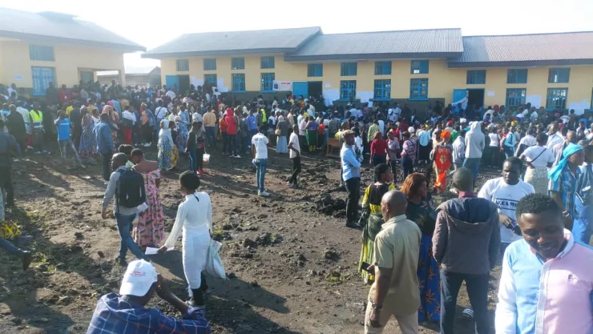 Le vote se passe dans un climat de paix sur toute l'étendue de la ville de Goma.