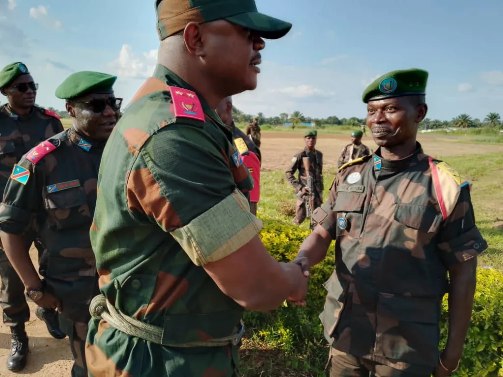 Le général major Shiko Tshitambwe en visite officielle dans la région de Beni