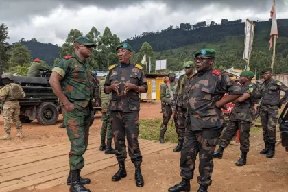 Le général major Shiko Tshitambwe en visite officielle dans la région de Beni