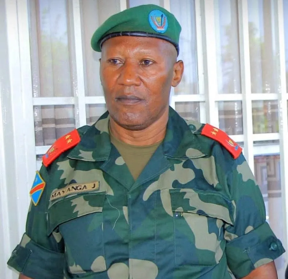 Le Général Major MAYANGA MAKISHUBA Janvier.