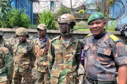 13 éléments M23 capturés par les FARDC présentés à la presse de Goma