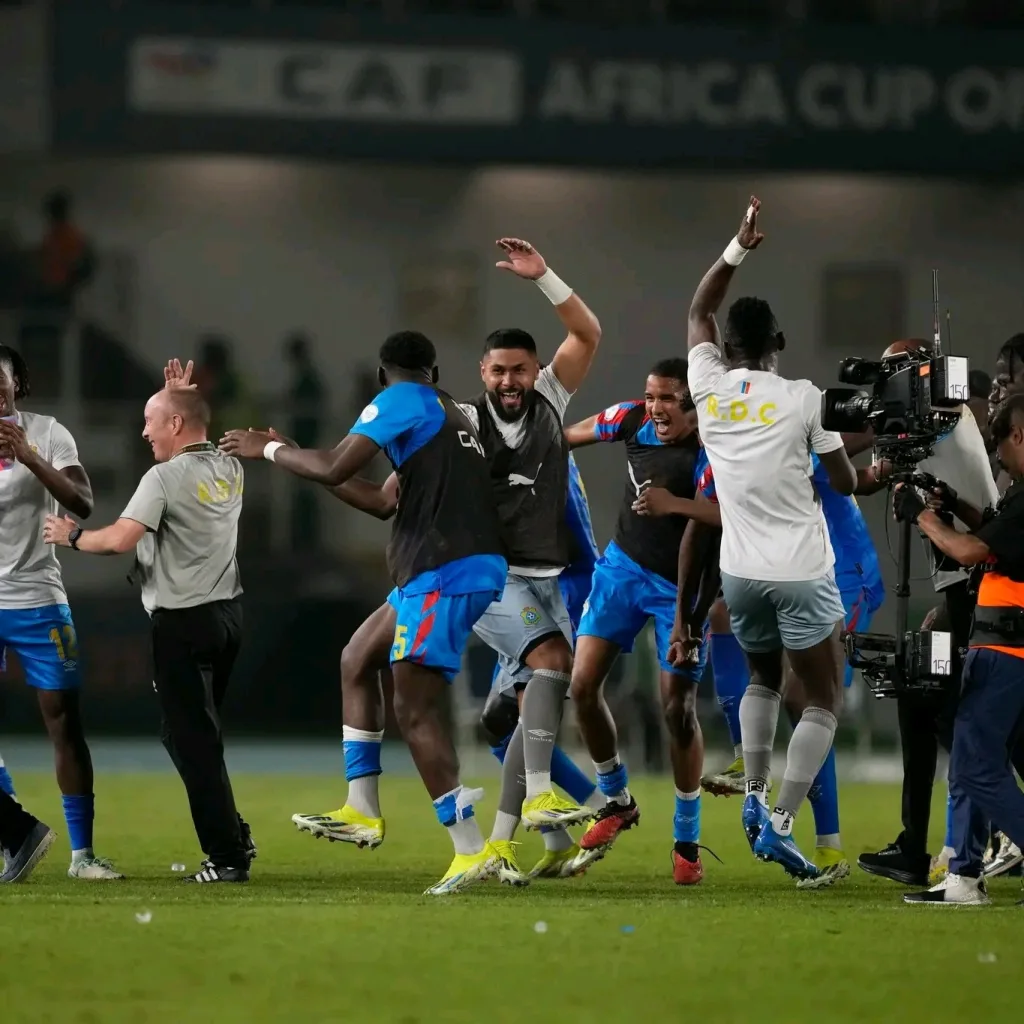 Les Léopards de de la République démocratique du Congo se sont qualifiés pour les quarts de finale en battant les Pharaons d'Égypte aux tirs au but